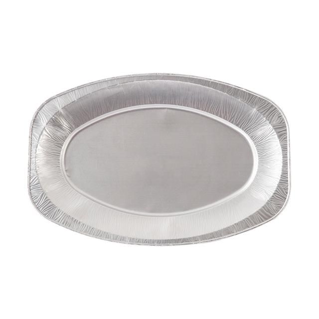 Oval Aluminium 33cm Serving Platters 3 per pack