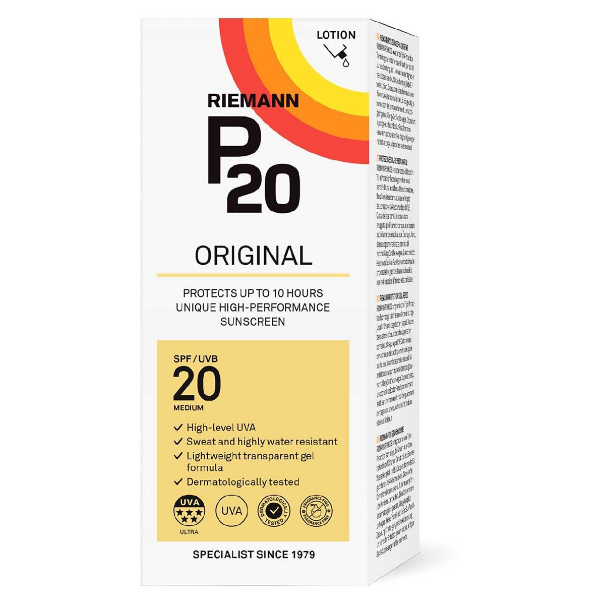 P20 Original SPF20 Lotion 200ml