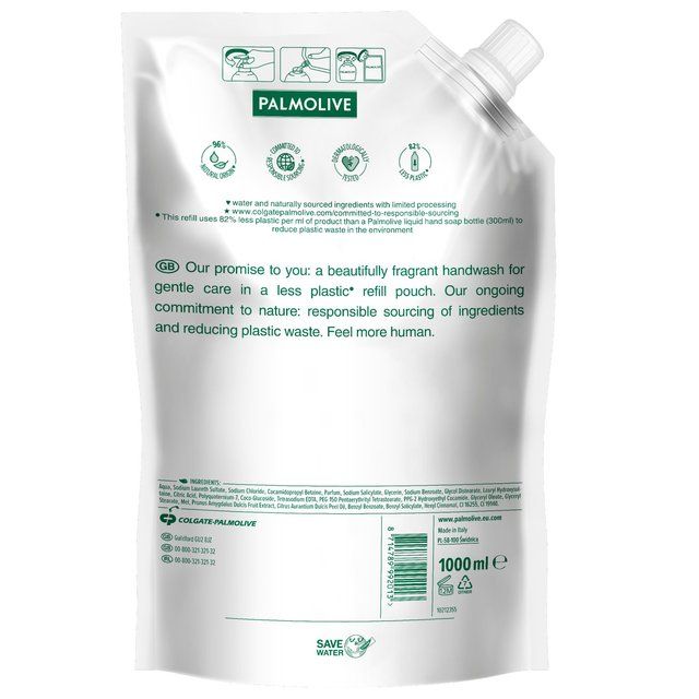 Palmolive Milk & Honey Liquid Hand Soap Doy Pack 1L