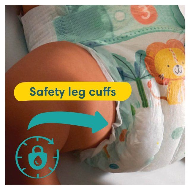 Pampers Baby-Dry Nappies Size 8 (17kg+) Jumbo+ Pack 52 per pack