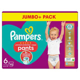 Pampers Premium Protection Nappy Pants Size 6 (15kg+) Jumbo+ Pack 42 per pack