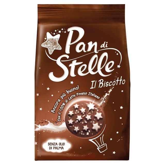 Pan Di Stelle Chocolate Biscuits with Milk Hazelnuts and Cocoa 350g