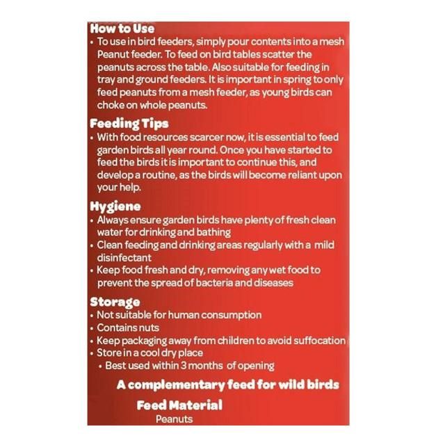 Peckish Peanuts For Wild Birds 12.75kg