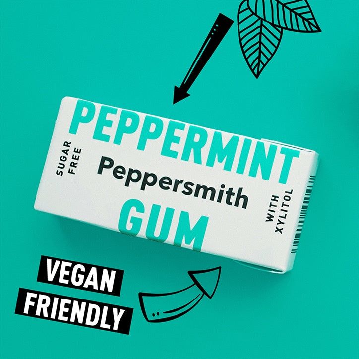 Peppersmith Sugar Free Spearmint Chewing Gum 15g Peppermint / 15 g