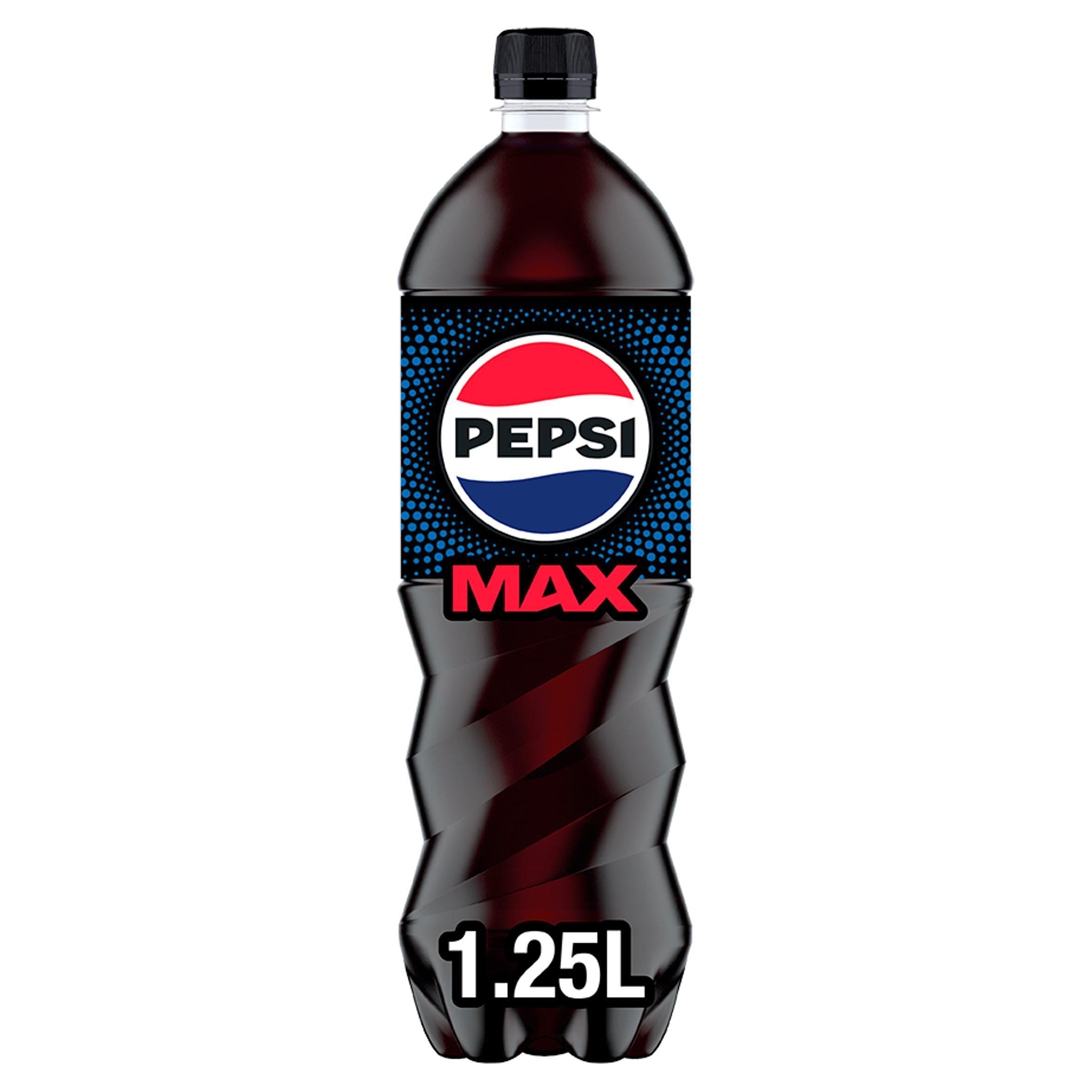 Pepsi Max No Sugar Cola Bottle 1.25L