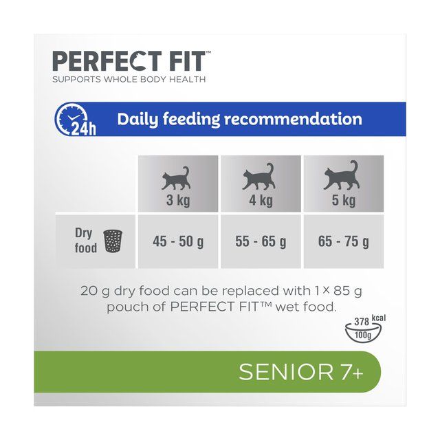 Perfect Fit Cat Dry 7+ Senior Chicken 7kg