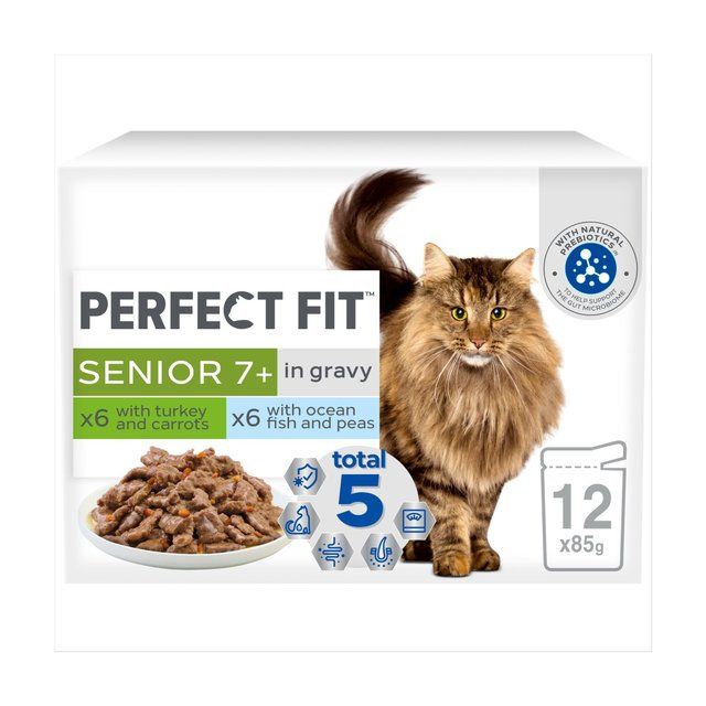 Perfect Fit Cat Pouches Senior 7+ Mixed 12 x 85g