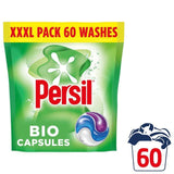 Persil Bio 3 in 1 Laundry Washing Detergent Capsules 60 Washes 60 per pack