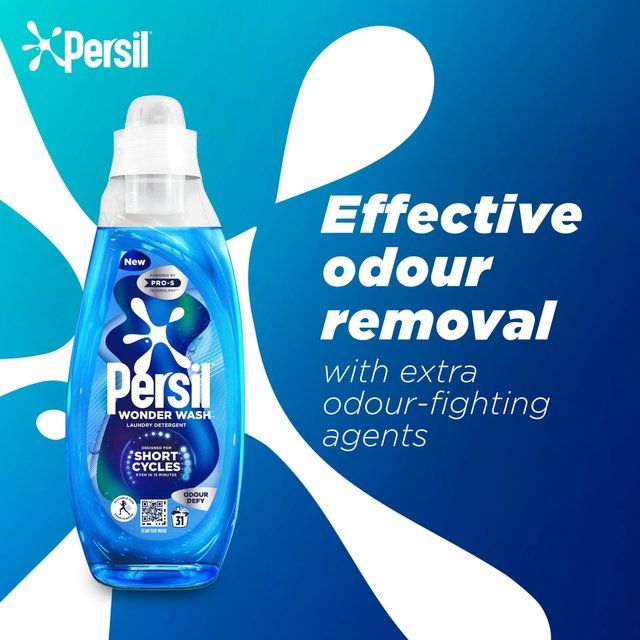 Persil Wonder Wash Odour Defy Laundry Detergent 31 Wash 837ml