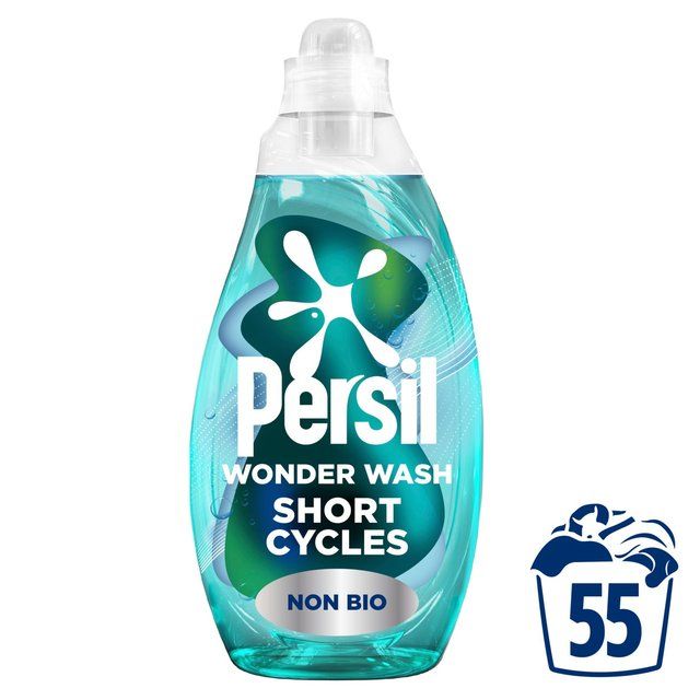 Persil Wonder Wash Speed Clean Non Bio Laundry Detergent 55 Washes 1485ml