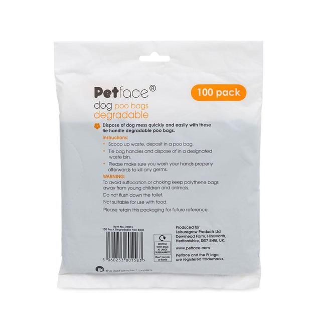 Petface No Mess Dog Poop Bags 100 per pack