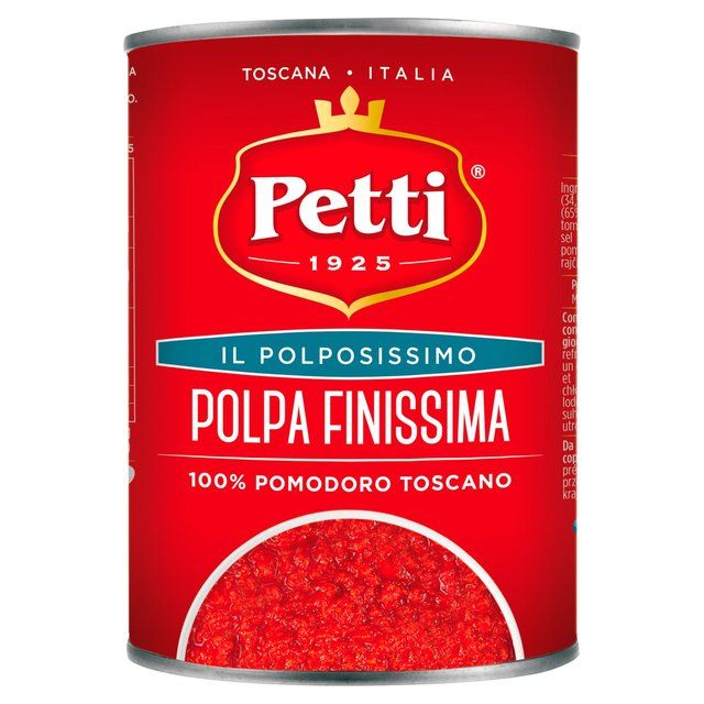 Petti 100% Italian Finely Chopped Tomatoes 400g