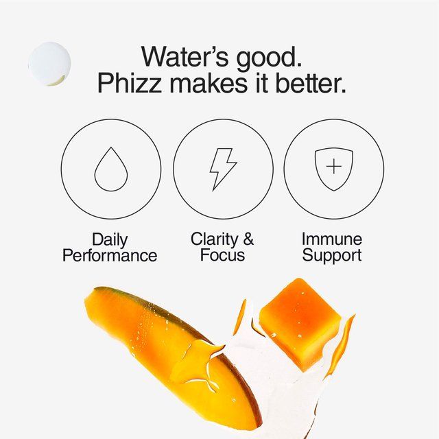Phizz Mango 3-in-1 Hydration Electrolytes and Vitamins Effervescent 20 per pack