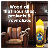 Pledge Expert Care Wood Polish Aerosol Amber & Argan 250ml
