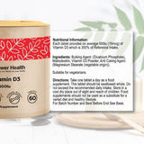 Power Health Vitamin D3 600iu Tabs - 60s