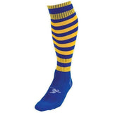 Precision Adult Pro Hooped Football Socks (7-12) Royal Blue/Gold / 0.10EA