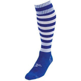 Precision Adult Pro Hooped Football Socks (7-12) Royal Blue/White / 1EA
