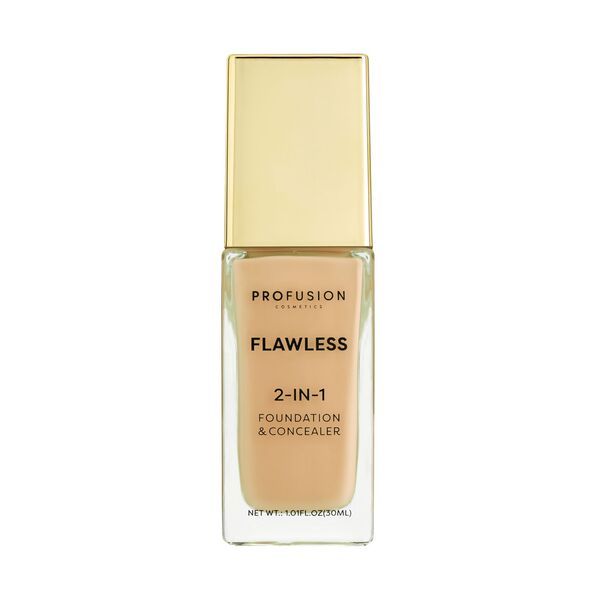 Profusion Cosmetics Flawless 2-IN-1 Foundation | Golden Tan Golden Beige