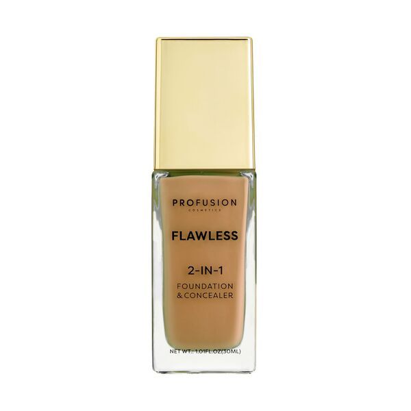 Profusion Cosmetics Flawless 2-IN-1 Foundation | Golden Tan Warm Bronze