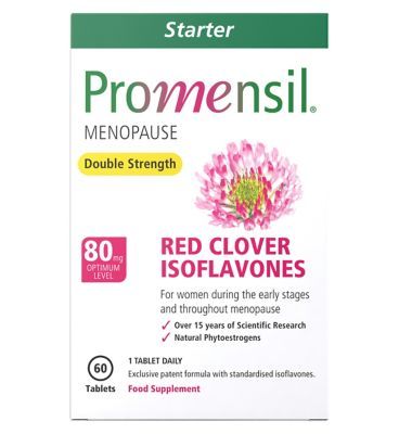 Promensil Menopause Starter Double Strength Red Clover Isoflavones - 60 Tablets