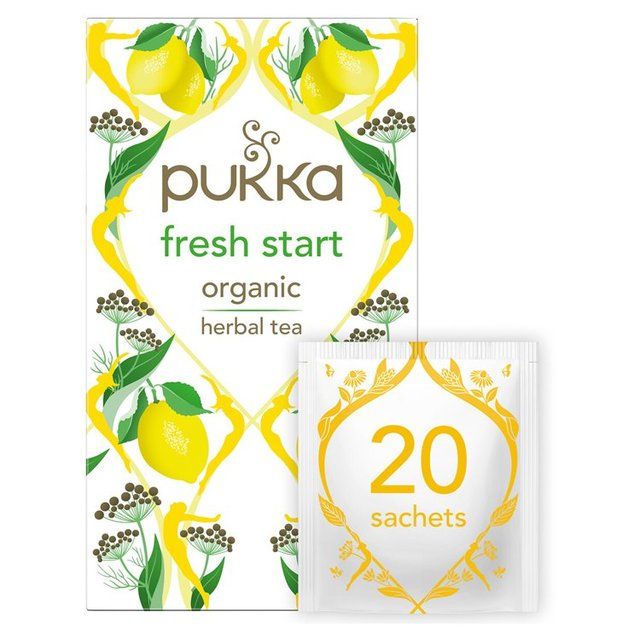 Pukka Tea Fresh Start Organic Herbal Tea 20 per pack