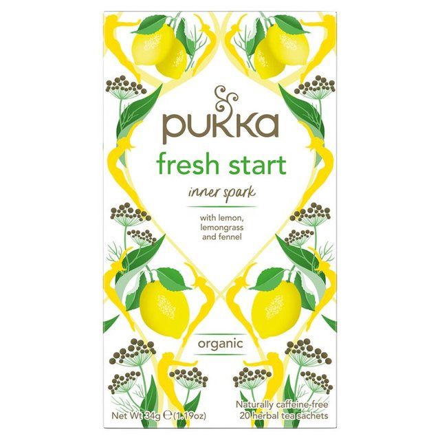 Pukka Tea Fresh Start Organic Herbal Tea 20 per pack