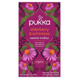 Pukka Tea Herbs Elderberry & Echinacea with Elderflower Tea Bags 20 per pack