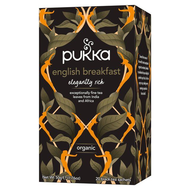 Pukka Tea Organic Elegant English Breakfast Tea Bags 20 per pack