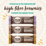 Pulsin Peanut Choc Chip Vegan High Fibre Brownie Multipack 4 x 35g