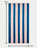 Pure Cotton Striped Sand Resistant Beach Towel