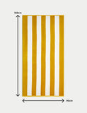 Pure Cotton Striped Sand Resistant Beach Towel