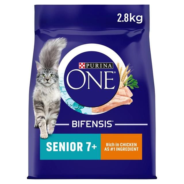 Purina One Senior 7+ Chicken Dry Cat Food 2.8kg