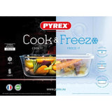 Pyrex Cook & Freeze Dish with Lid 22cm