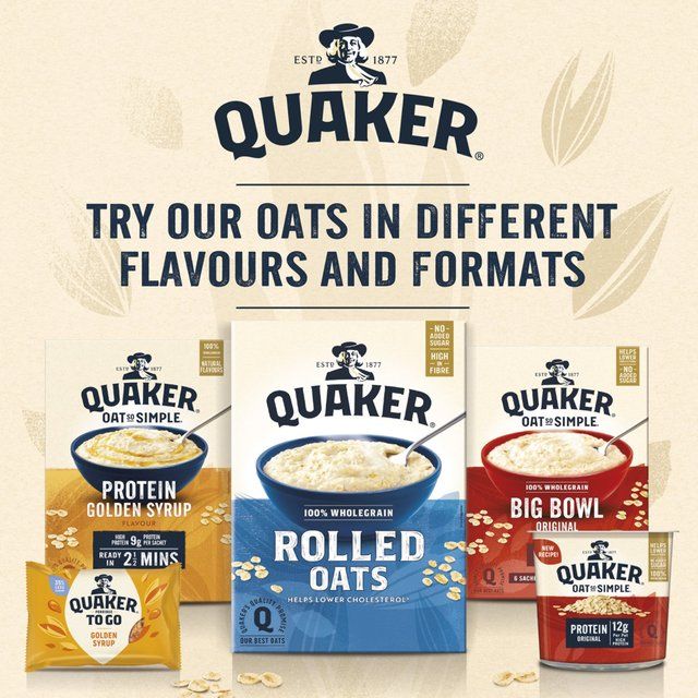 Quaker Oat So Simple Big Bowl Original Porridge Sachets Cereal 6 per pack
