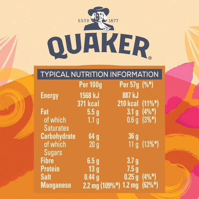 Quaker Oat So Simple Caramelised Biscuit Porridge Cereal Pot 57g