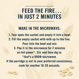 Quaker Oat So Simple Golden Syrup Porridge Sachets Cereal 10 per pack