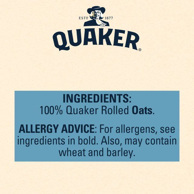 Quaker Rolled Oats Porridge Cereal 500g
