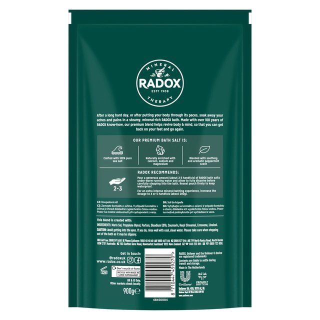Radox Muscle Relief Bath Salts 900g