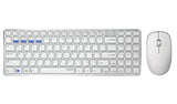 Rapoo 9300M Ultra Slim Wireless Keyboard and Mouse - White