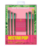 Real Techniques Nectar Pop -So Jelly Eye Makeup Brush Kit - 7 Piece Set