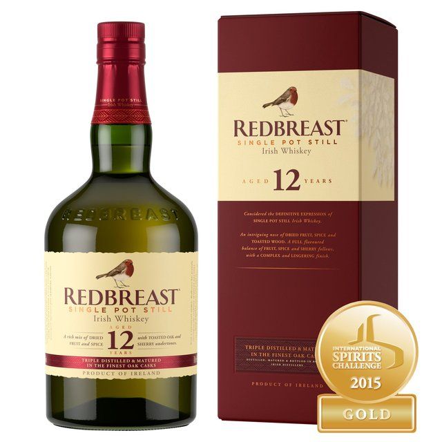Redbreast 12 Year Old Single Pot Still Blended Irish Whiskey 70cl