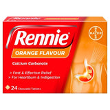 Rennie Orange Heartburn & Indigestion Relief 24 Tablets
