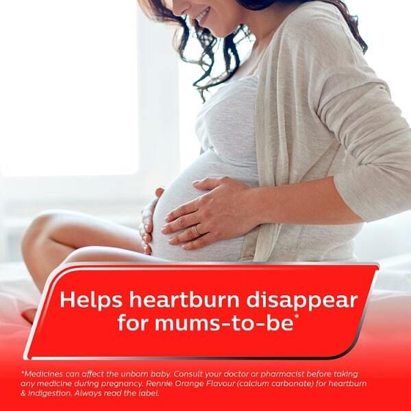 Rennie Orange Heartburn & Indigestion Relief 72 Tablets