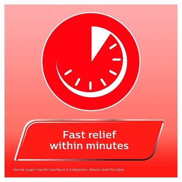 Rennie Spearmint Heartburn & Indigestion Relief 72 Tablets