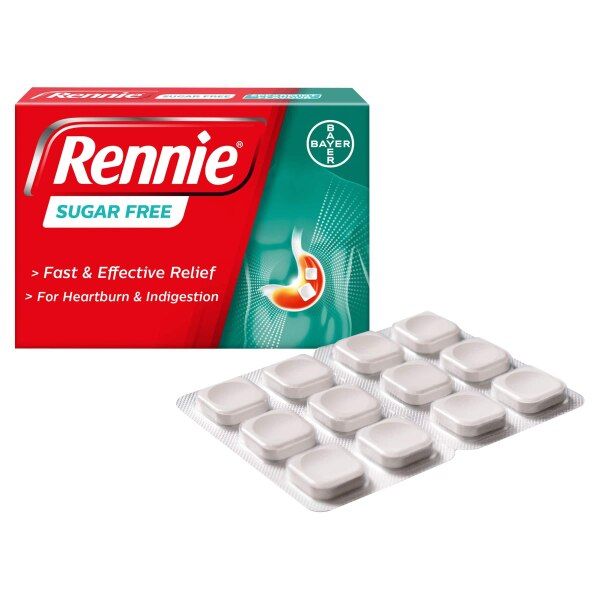 Rennie Sugar Free Heartburn & Indigestion Relief 72 Tablets