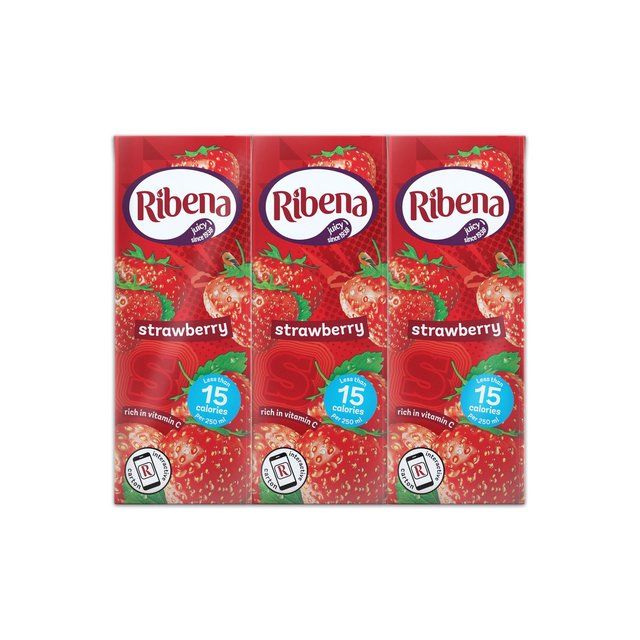 Ribena Stawberry Juice Cartons 6 x 250ml