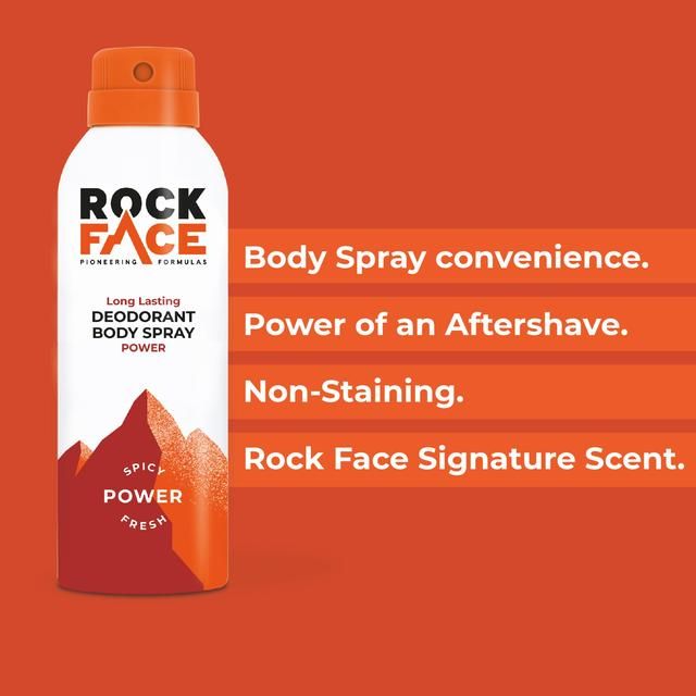 Rock Face Power Body Spray 200ml
