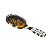 Rock & Ruddle Zebra Print Large Pure Bristle Hairbrush