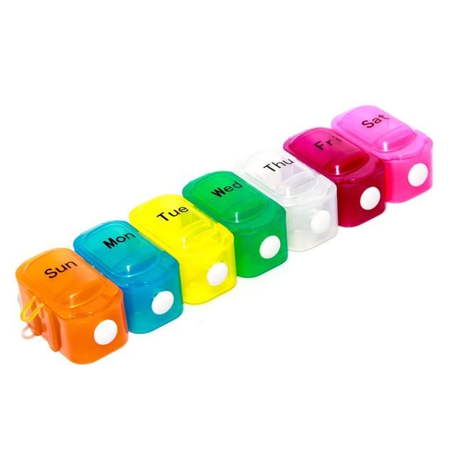 Safe & Sound 7 Day Pop Open Pill Box