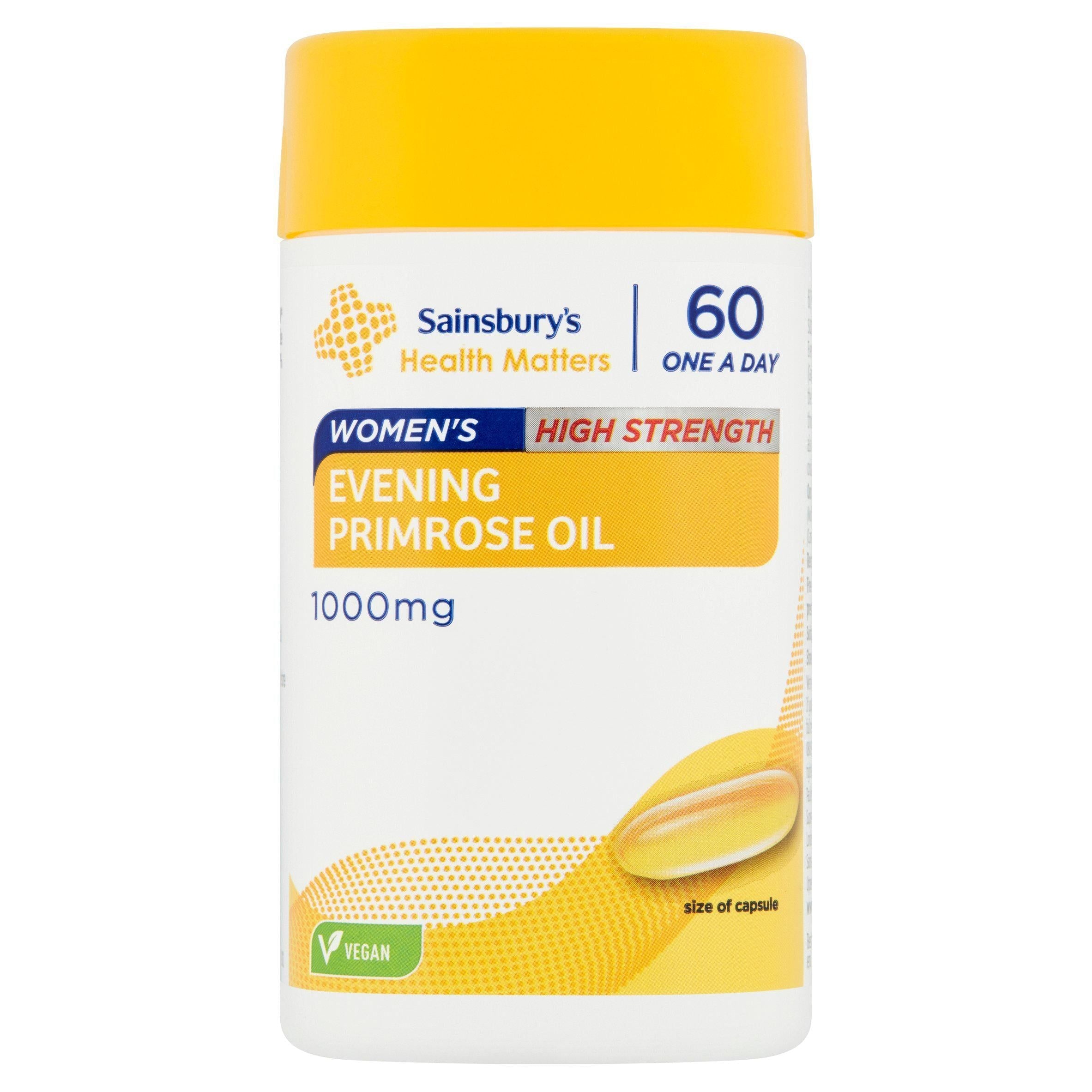 Sainsbury's Evening Primrose Oil 1000mgx60
